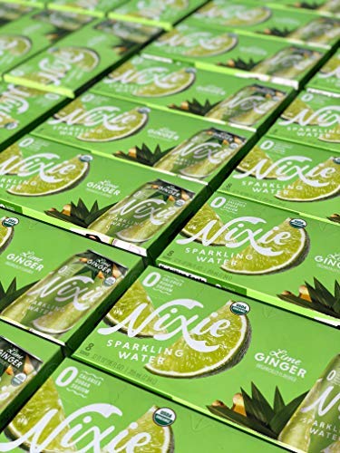 Nixie Lime Ginger 8-pack on party table offering gluten-free option