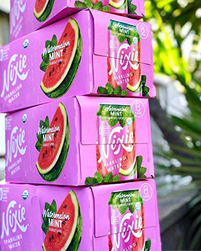 Nixie Sparkling Water Watermelon Mint fridge-friendly packaging for easy storage