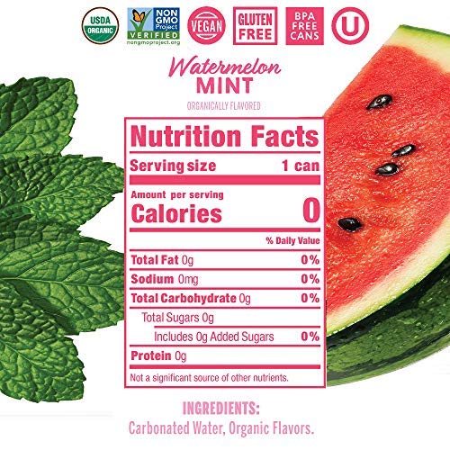 Nixie Sparkling Water Watermelon Mint promo display suggesting quick refreshment
