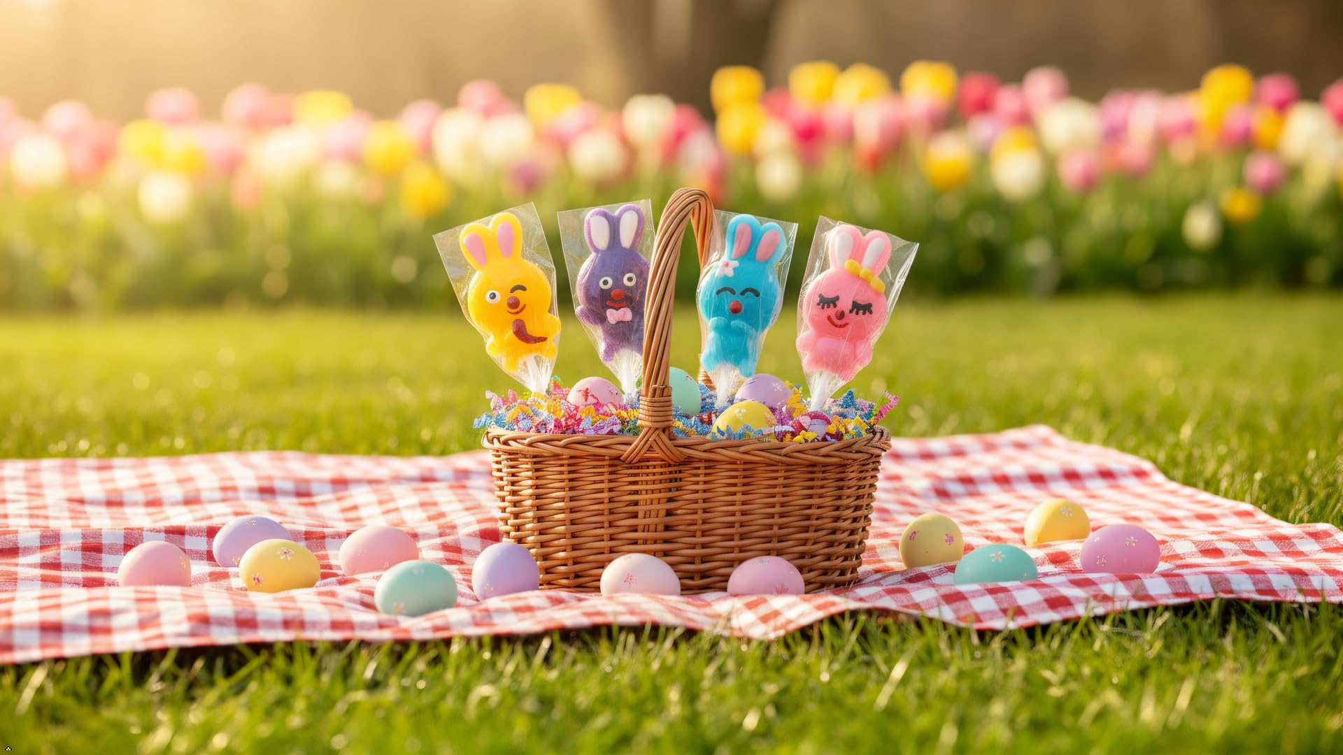 NLS 24-count box offers bulk Easter candy for sharing.