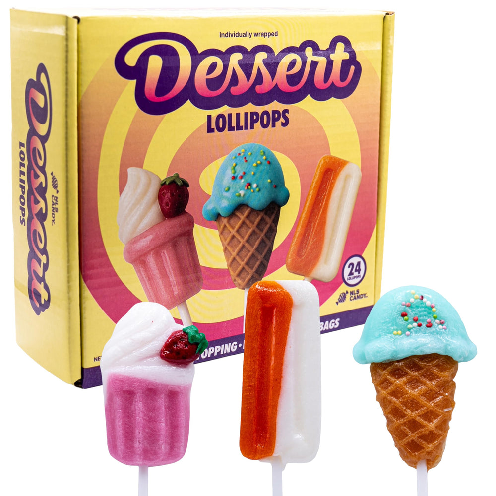 NLS Candy Co Dessert Lollipops Popsicle design brightens parties and social posts