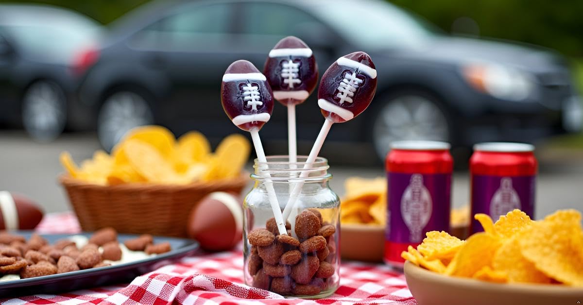 NLS Candy Co individually wrapped lollipops for simple event sharing.