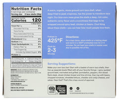 Naturally gluten-free blue shells support versatile taco creations