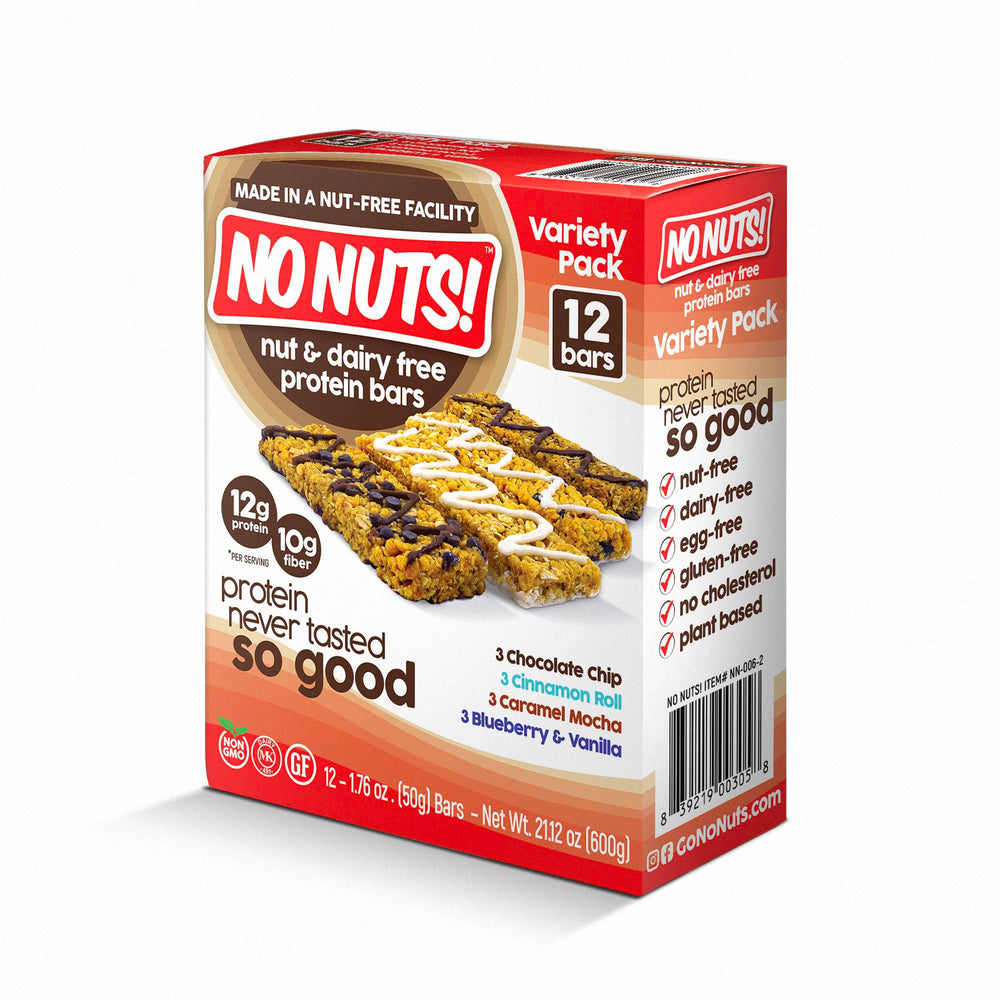 No Nuts! cinnamon roll bar displaying warm spice and gluten-free appeal