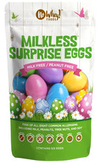 No Whey! Milkless Surprise Eggs: colorful Easter eggs for vibrant celebrations.