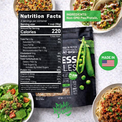 Noble Plate Meatless Crumbles ready in 5 minutes for quick dinners