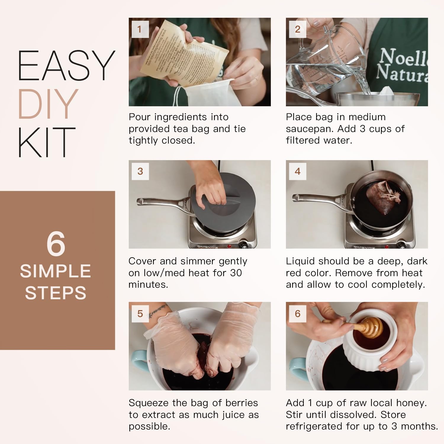 Noelle's Naturals cloves add spice to homemade elderberry syrup