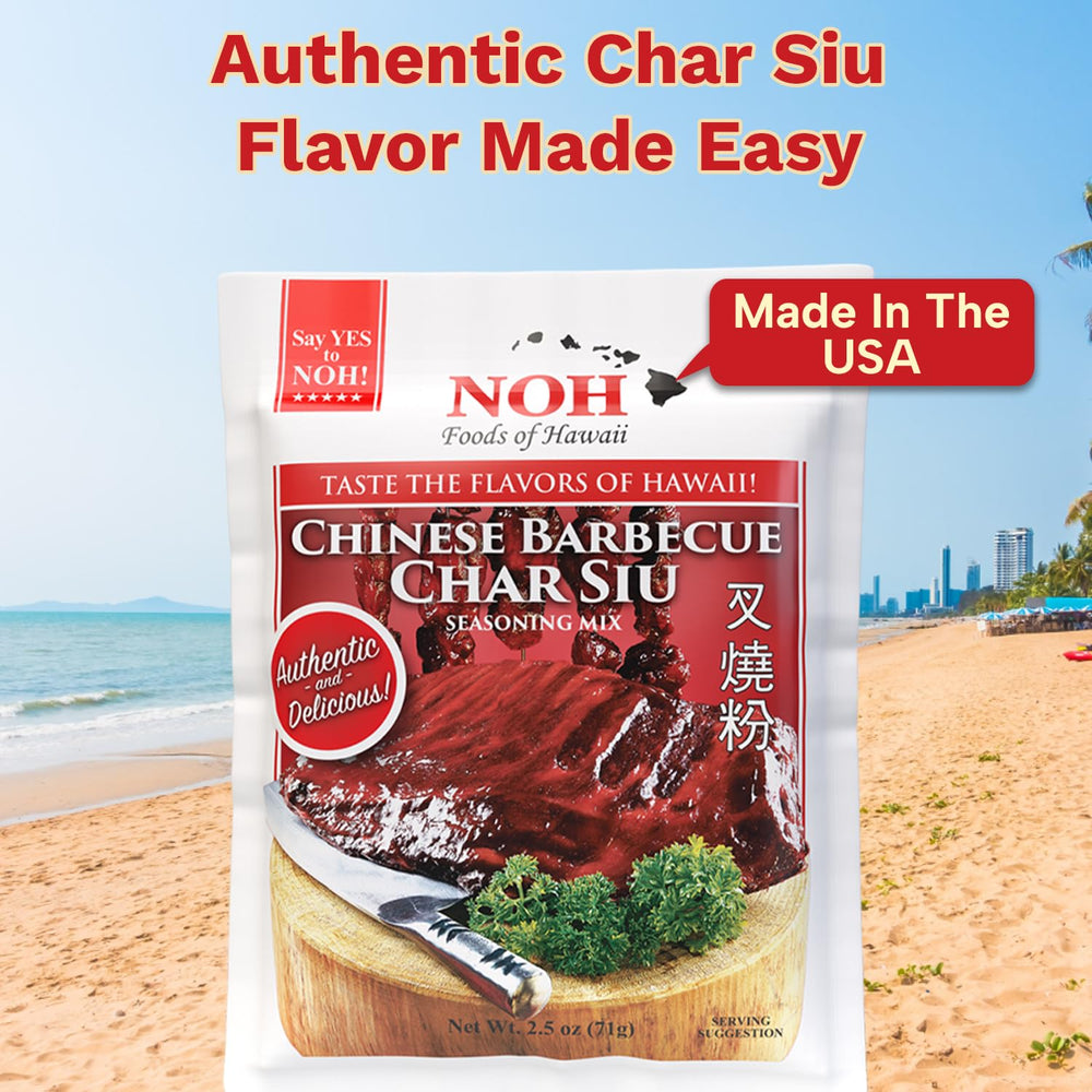 NOH Char Siu seasoning applied as a dry rub on meat