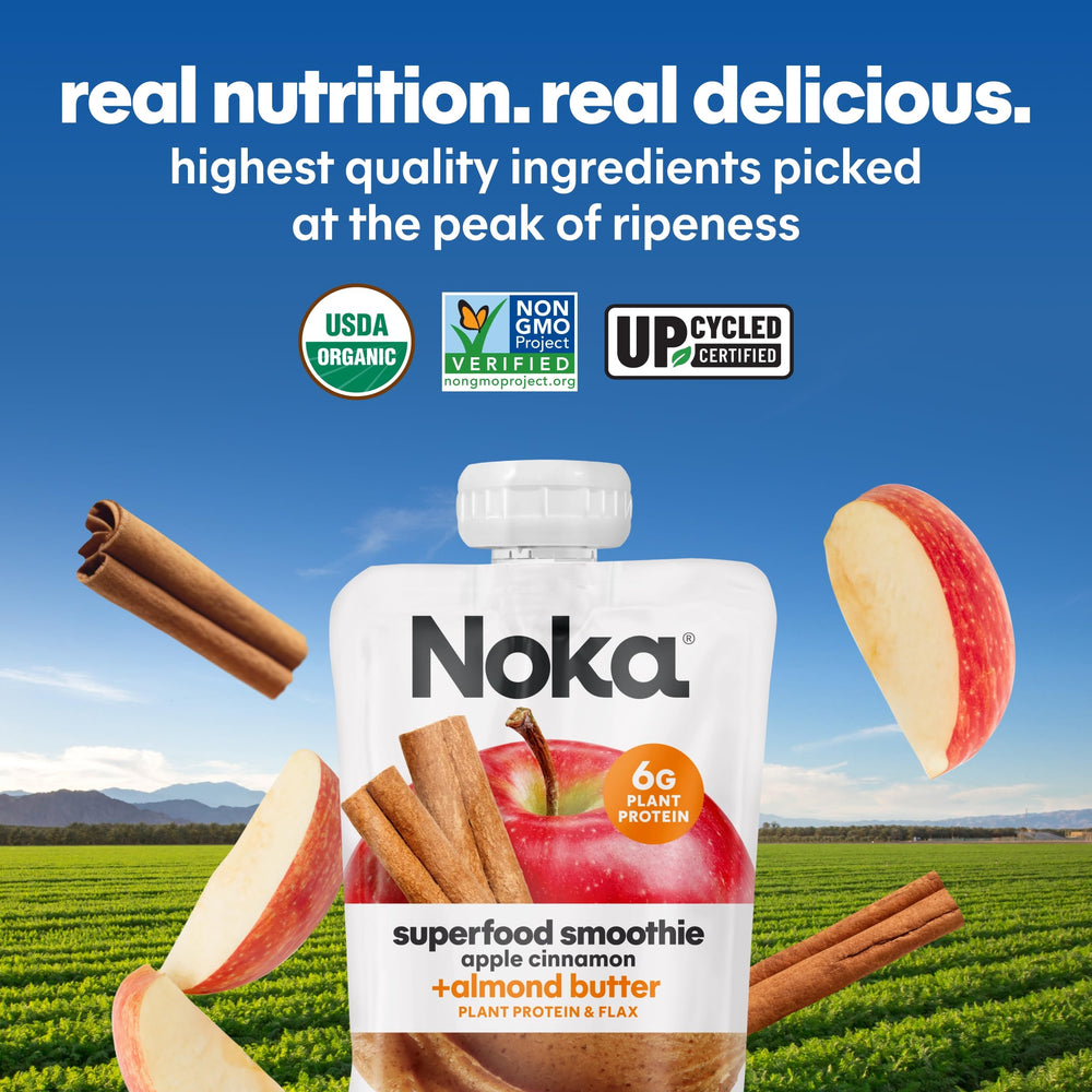 NOKA Kid-friendly snack option fits lunchboxes and road trips.