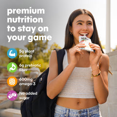 NOKA Kid-friendly snack packaging supports busy school days.