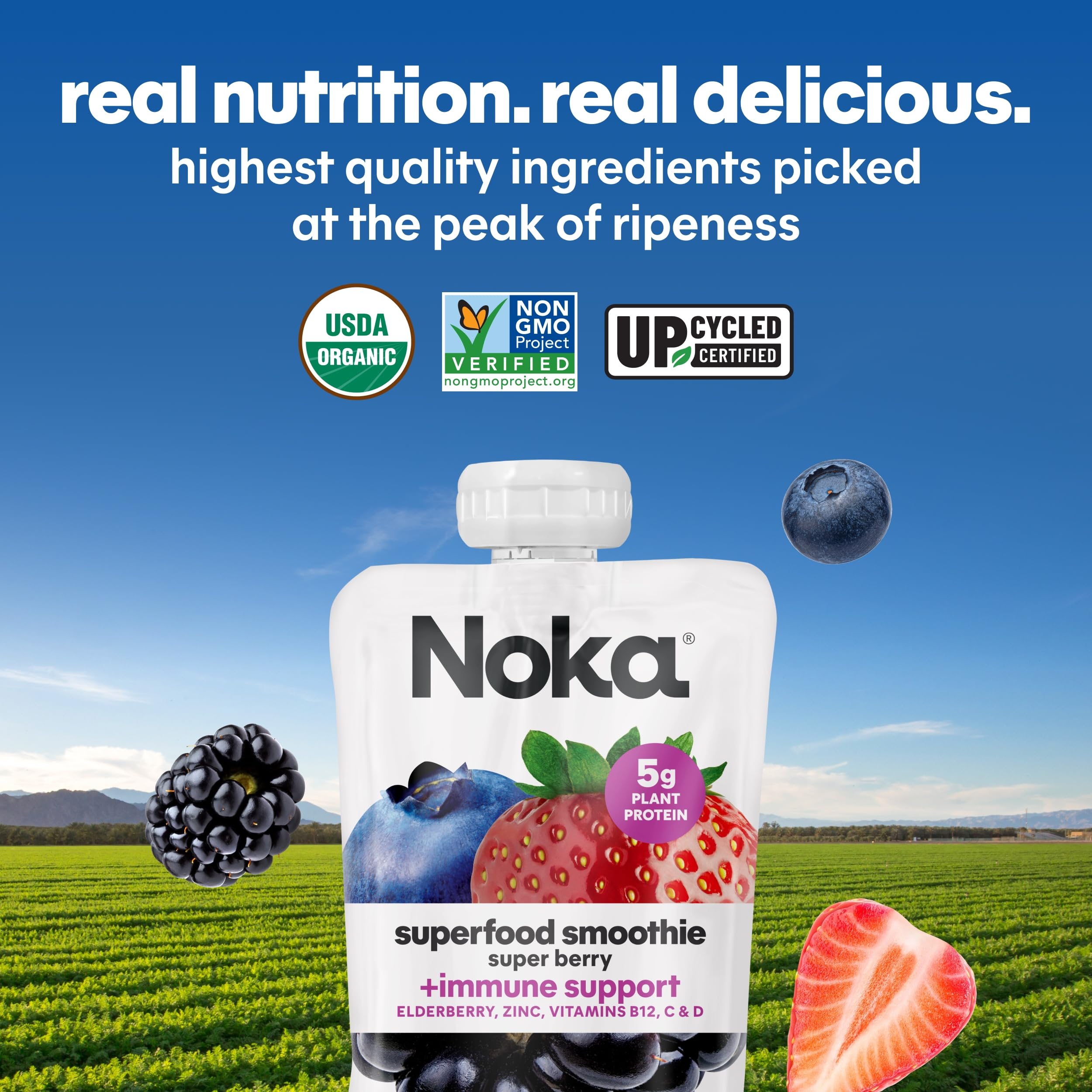 NOKA Kids snack on the go demonstrates family-friendly packaging.