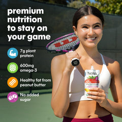 NOKA on-the-go pack keeps snacks handy during busy mornings.