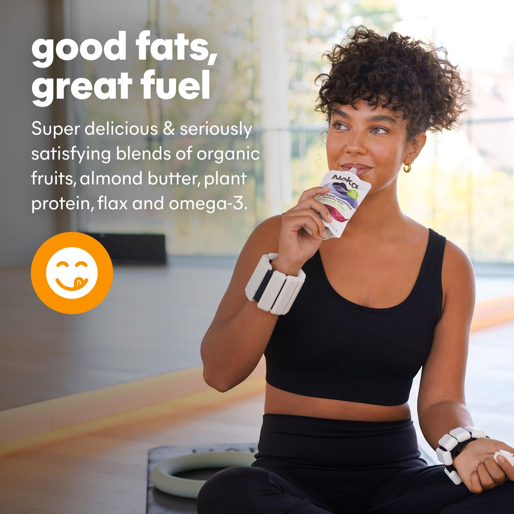NOKA Plant Protein Flax-Omega Boost smoothie close-up highlights protein and omega-3.