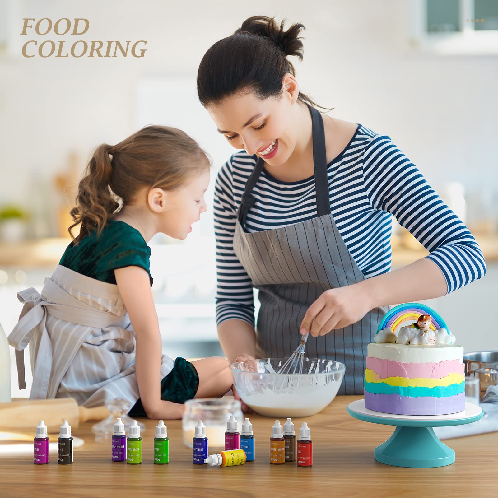 Nomeca 12-color red color set for striking icing and slime crafts.