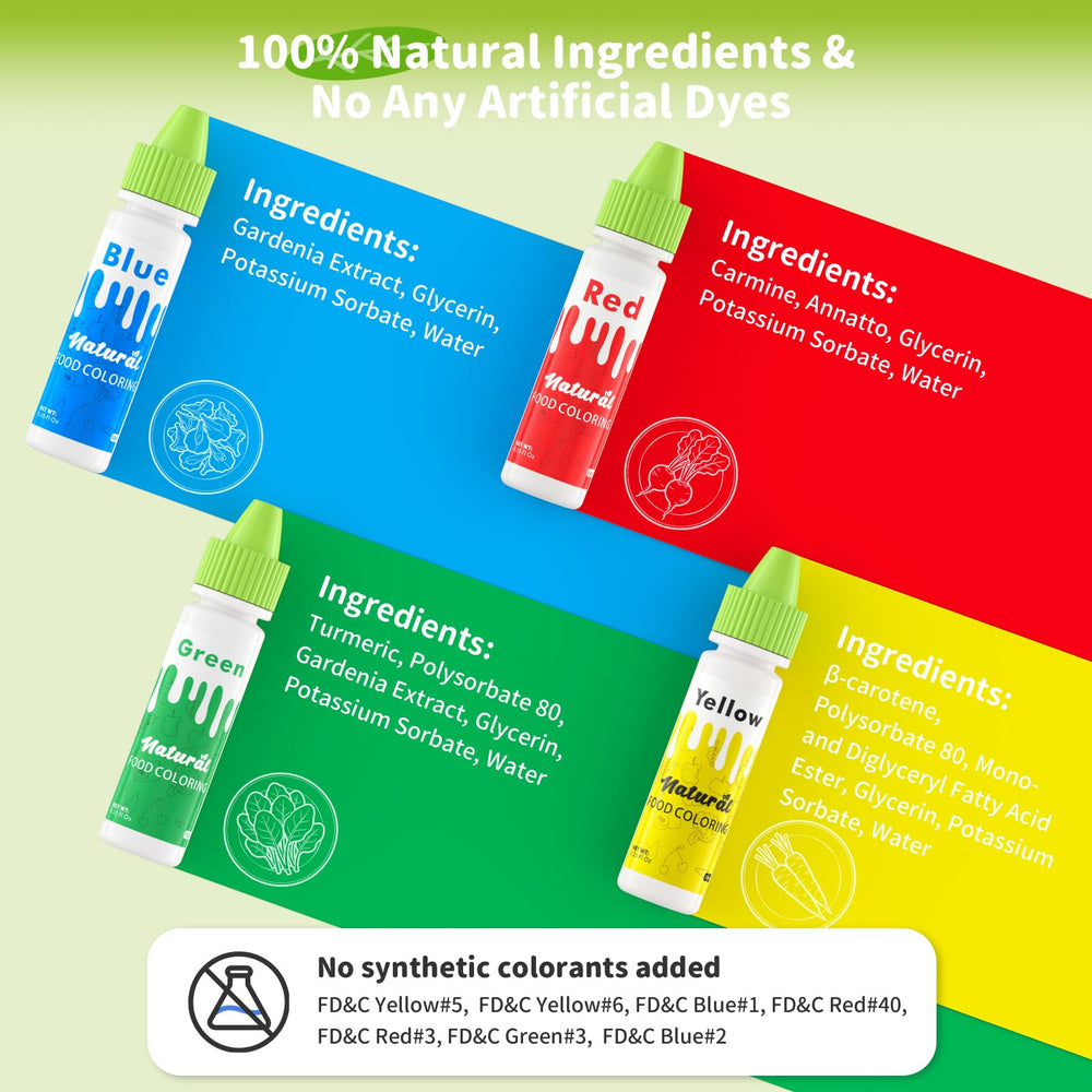 Nomeca green plant-based coloring bottle for fresh, natural shades in fondant and icing.