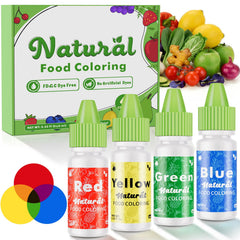 Nomeca natural food coloring red bottle pour for vibrant cakes and icing