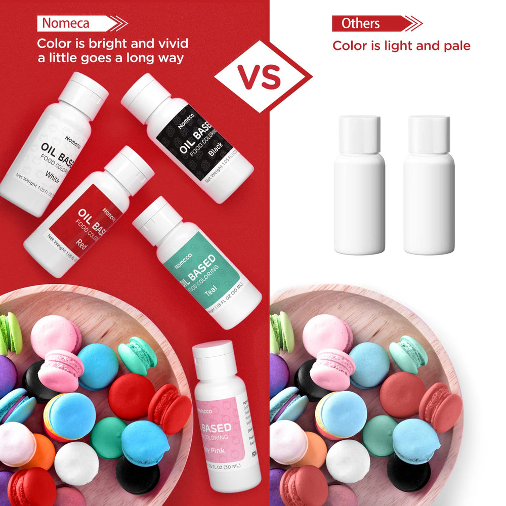Nomeca buttercream color lets you tint frosting precisely and consistently.