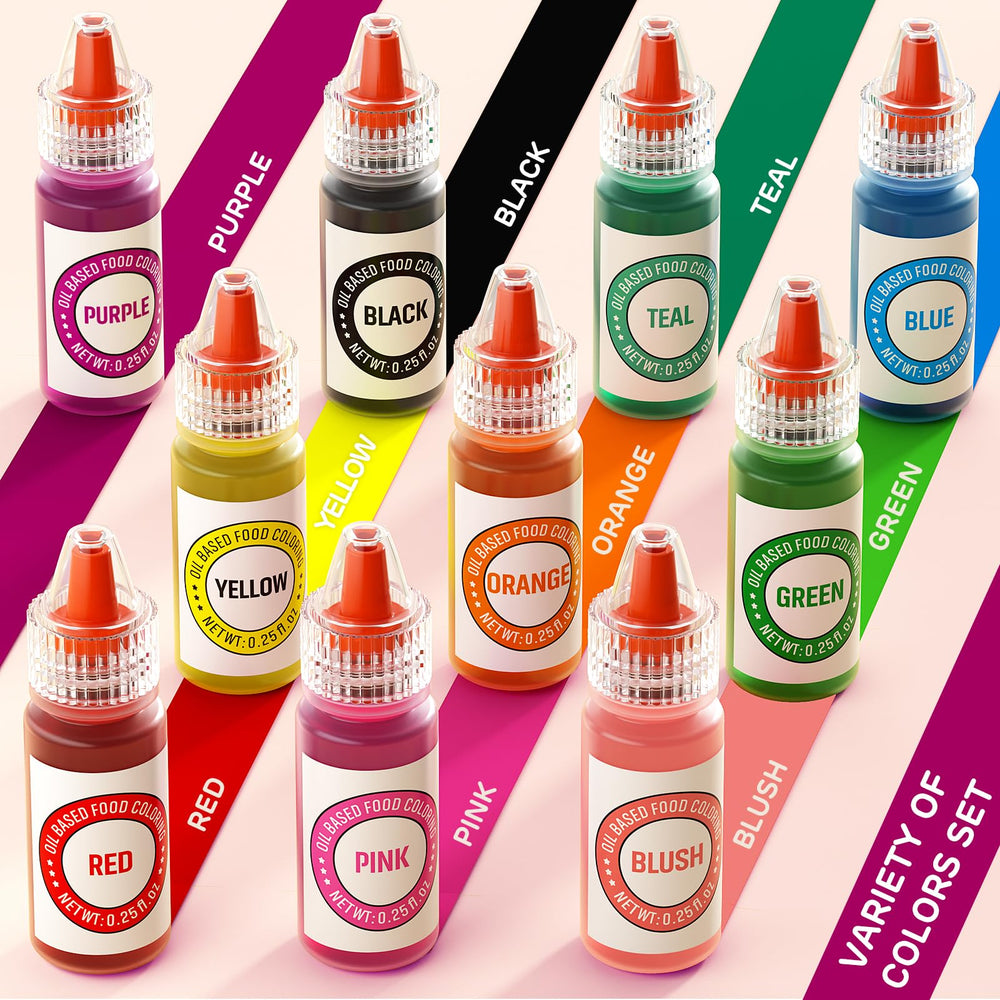 Nomeca orange oil-based coloring for warm autumn cake accents.