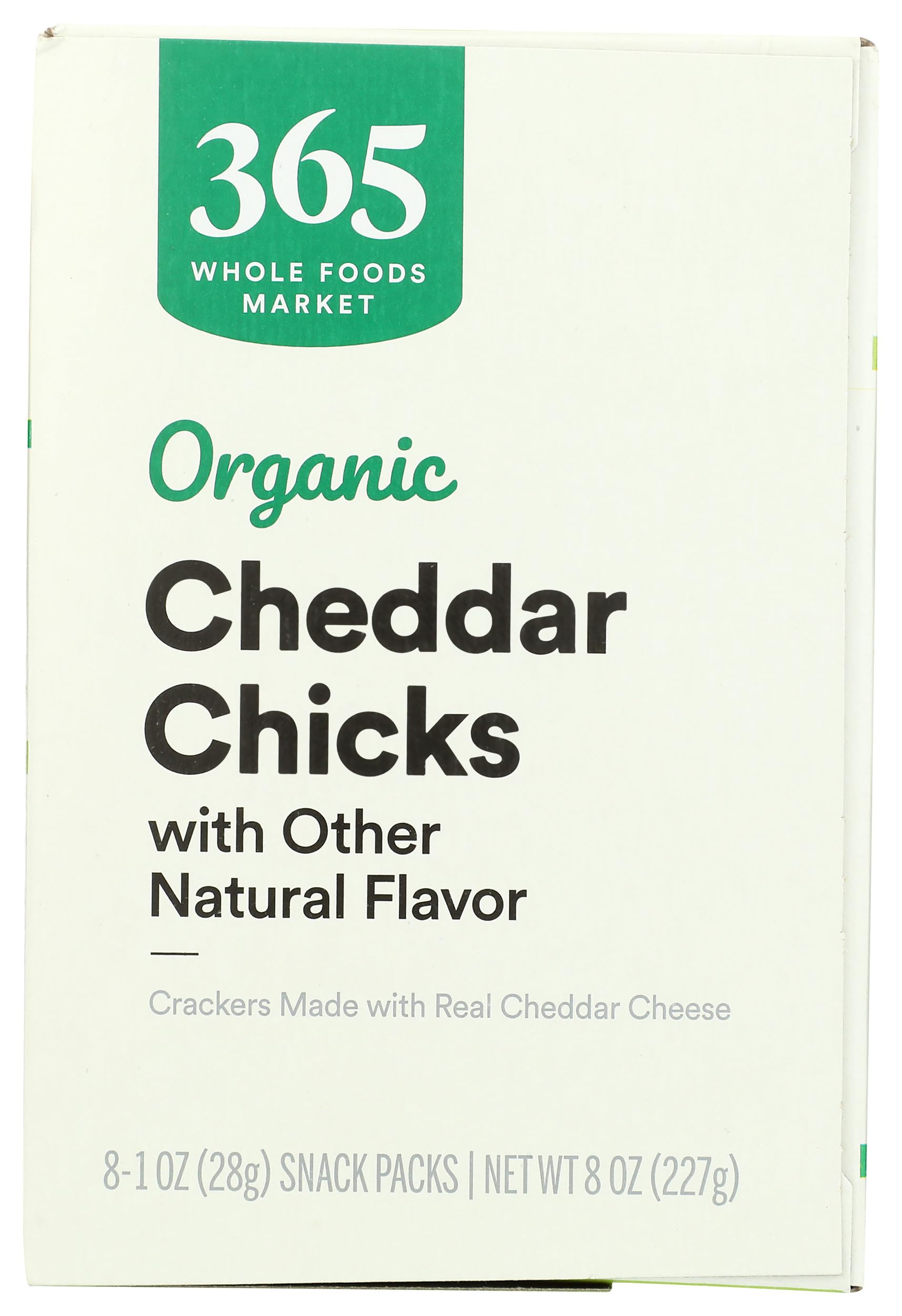 365 crackers labeled non-GMO verified for clean ingredients