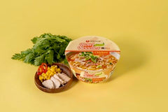Nongshim BPA-free, microwave-safe bowl for safe reheating.