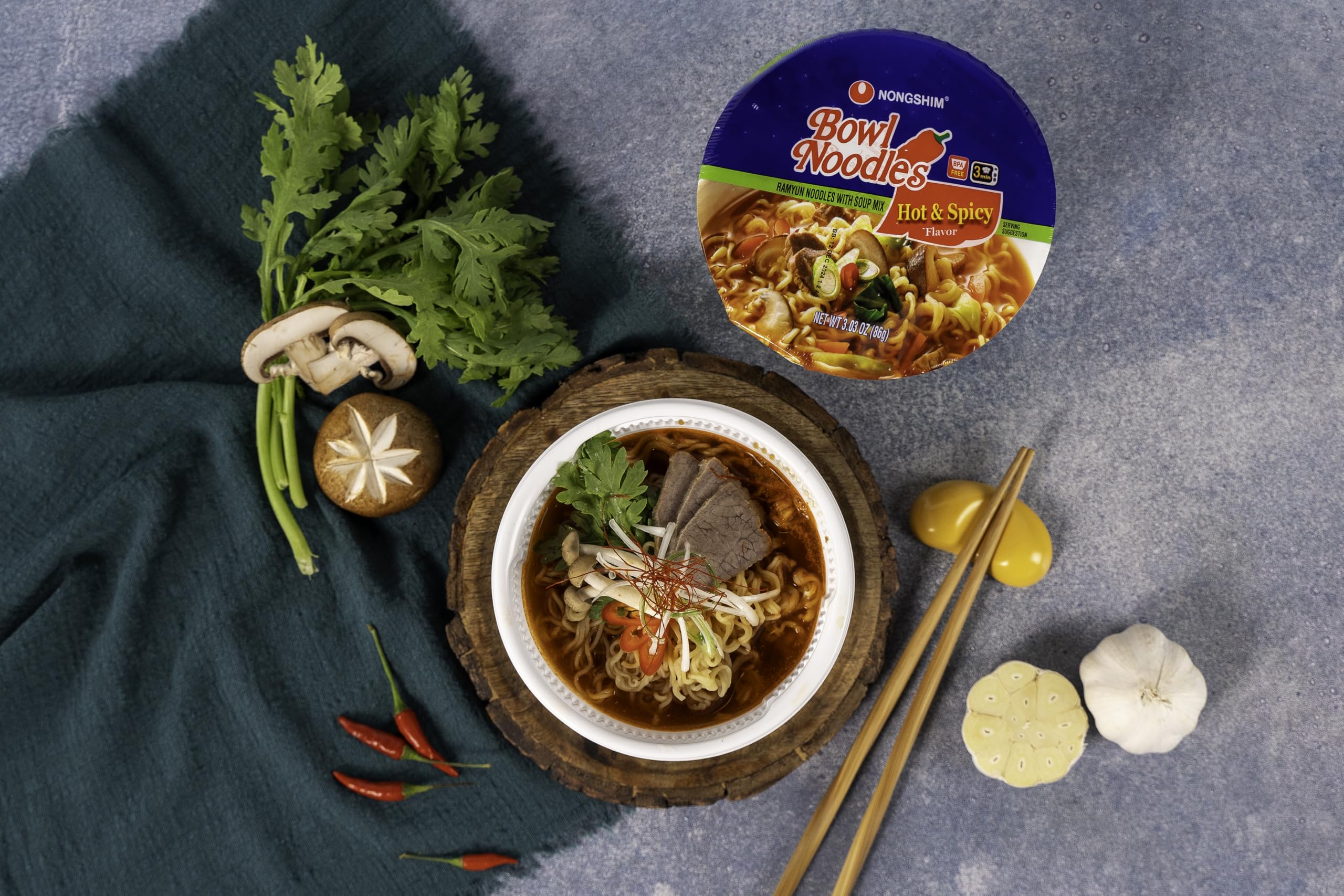 Nongshim microwave-ready ramen for fast, convenient meals