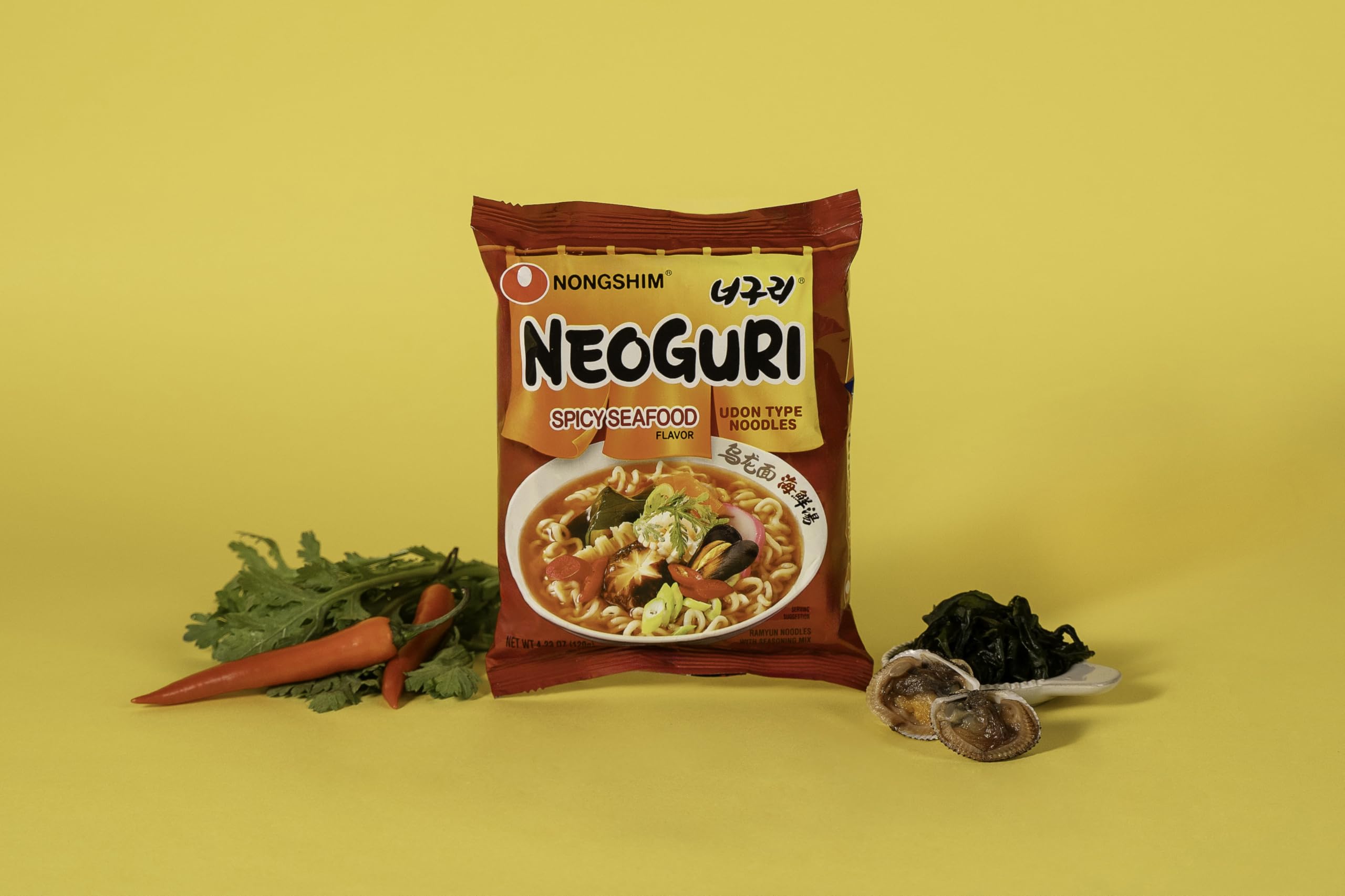 Nongshim Neoguri ready-to-eat bowl ideal for cozy nights at home