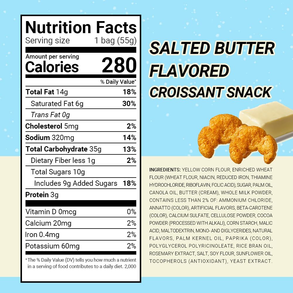 Nongshim Ppang Bujang salted butter roll snack, buttery aroma highlights savory-sweet flavor.