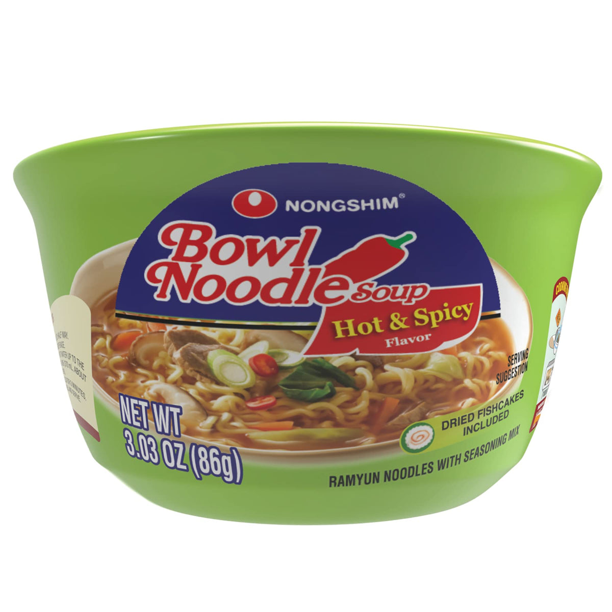 Nongshim ramen bowl steaming for a quick, comforting meal