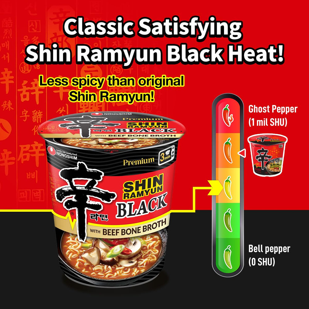 Noodles in microwave-ready cup highlighting quick heat-and-serve