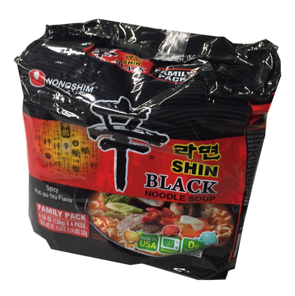 Box shows Nongshim branding and product details for shoppers.