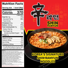 Nongshim Shin Ramyun Bowl noodles showcase chewy texture