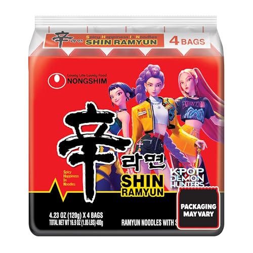Nongshim Shin Ramyun spice and noodles embody a vibrant, bold flavor.