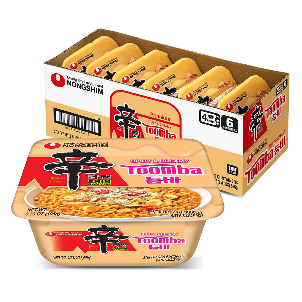 Nongshim Shin Ramyun Toomba balance bowl: vibrant noodles ready in minutes