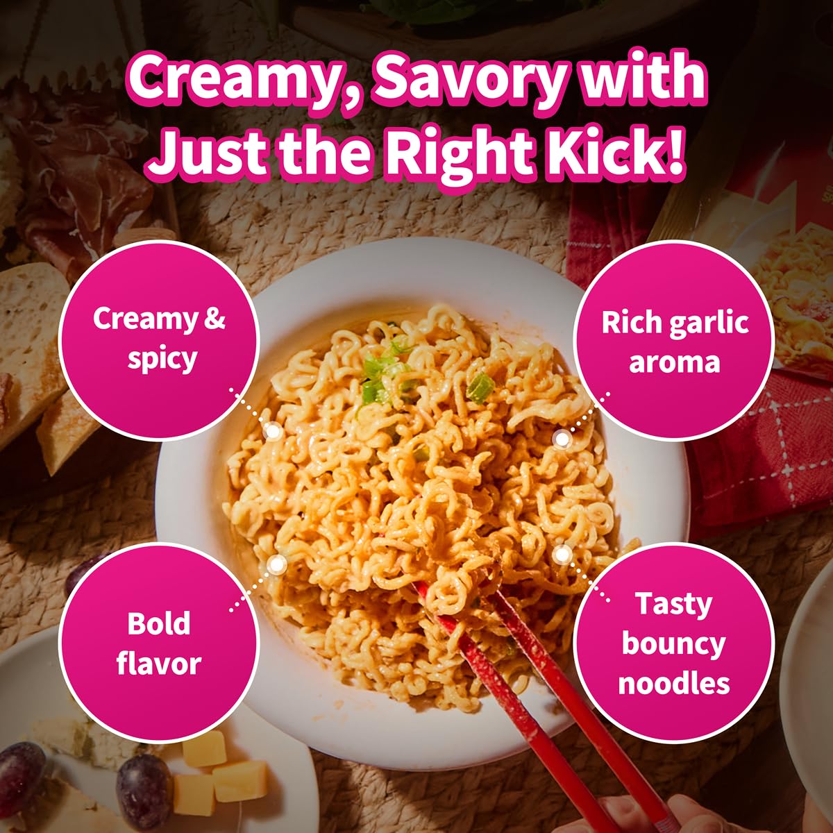 Nongshim Shin Toomba ramen noodles in the unopened package for quick prep.