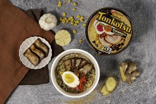 Nongshim kuromayu oil bottle shown as flavor enhancer.
