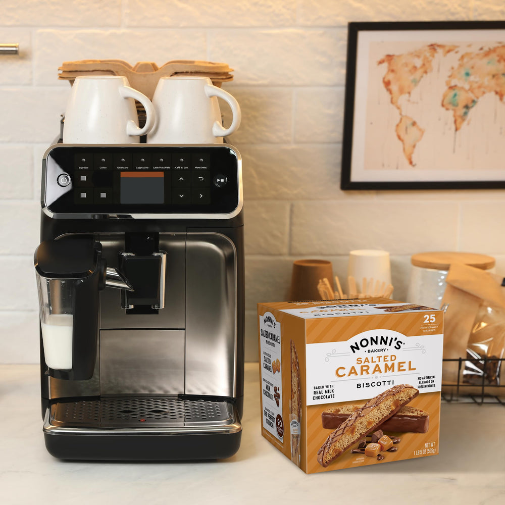 Sundae idea: biscotti crumble adds crunch and sweetness.
