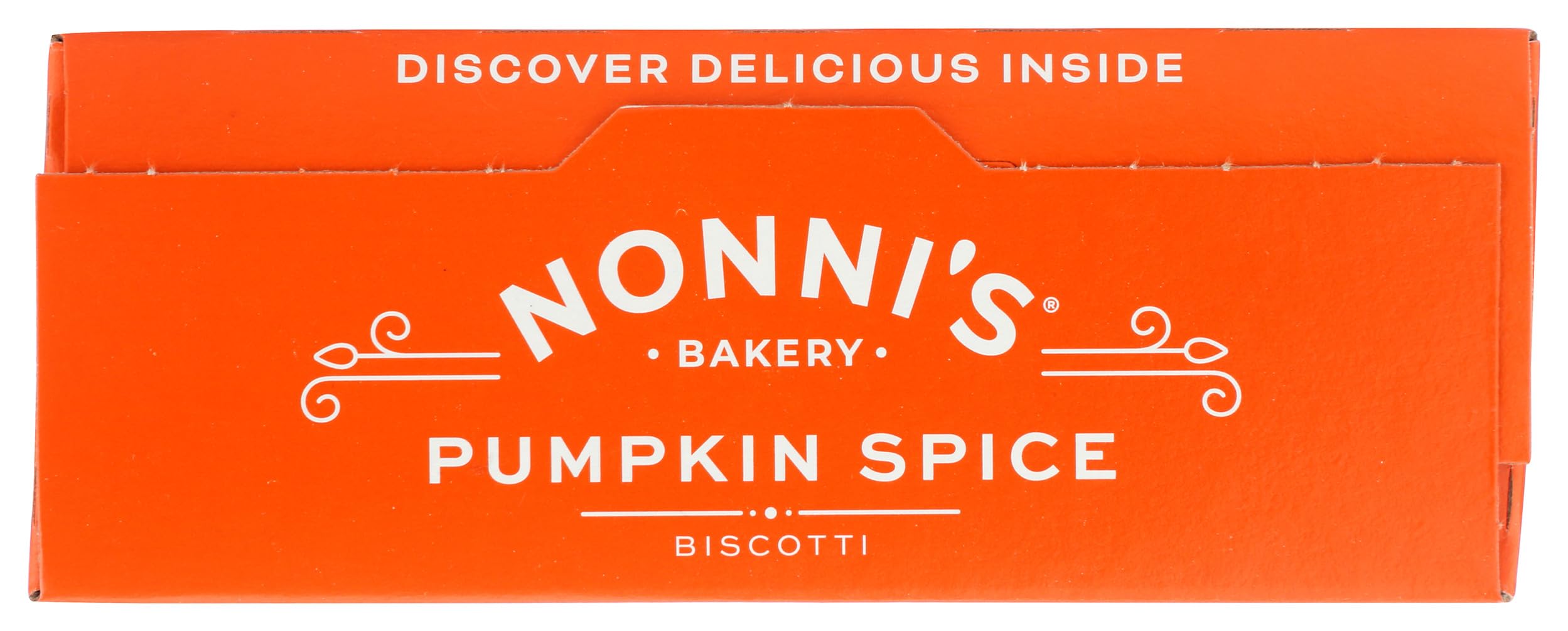 Nonni's Biscotti Pumpkin Spice tea-time snack pairs with tea or cocoa.