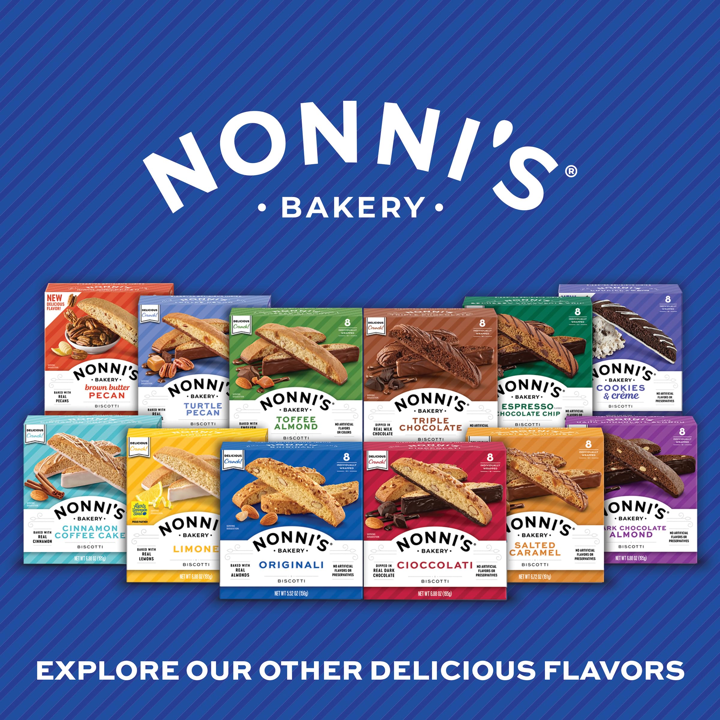 Wine-friendly serving idea; Nonni's biscotti pairs nicely