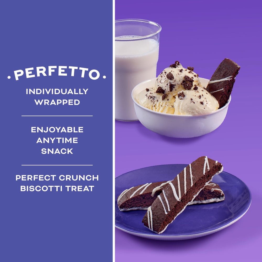 Nonni's Cookies & Creme Biscotti 100-calorie snack offering portion control.