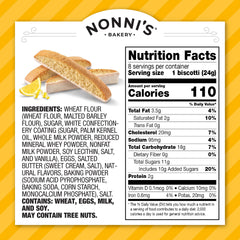Nonni's Limone biscotti with espresso pairing, perfect morning coffee moment