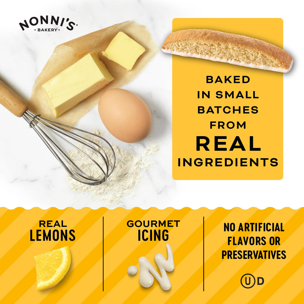 Nonni's Limone biscotti two-box set, convenient pantry duo