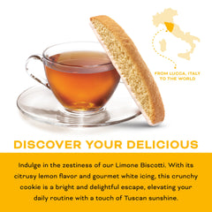 Nonni's Limone biscotti delivering 110 calories per piece
