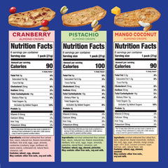 Nonni's THINaddictives almond cranberry cookies, light and handy snack.