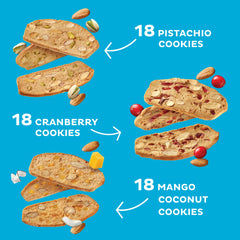 Nonni's THINaddictives individually wrapped cookies for freshness on the go.