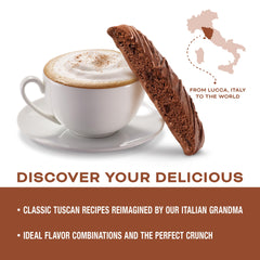 Premium ingredients deliver authentic Italian biscuit flavor.