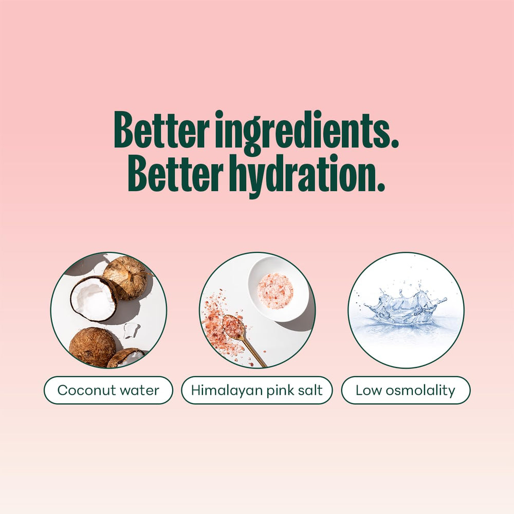 NOOMA Organic coconut water nutrition label with no artificial additives