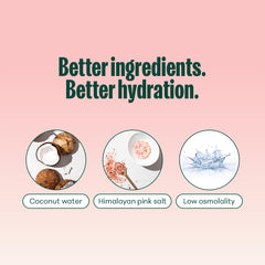 NOOMA Organic coconut water nutrition label with no artificial additives