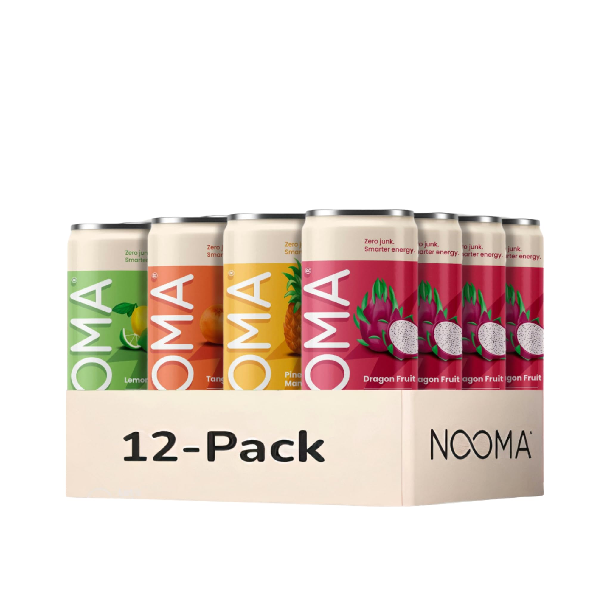 NOOMA Performance Energy Drink variety-pack can for convenient, on-the-go focus.