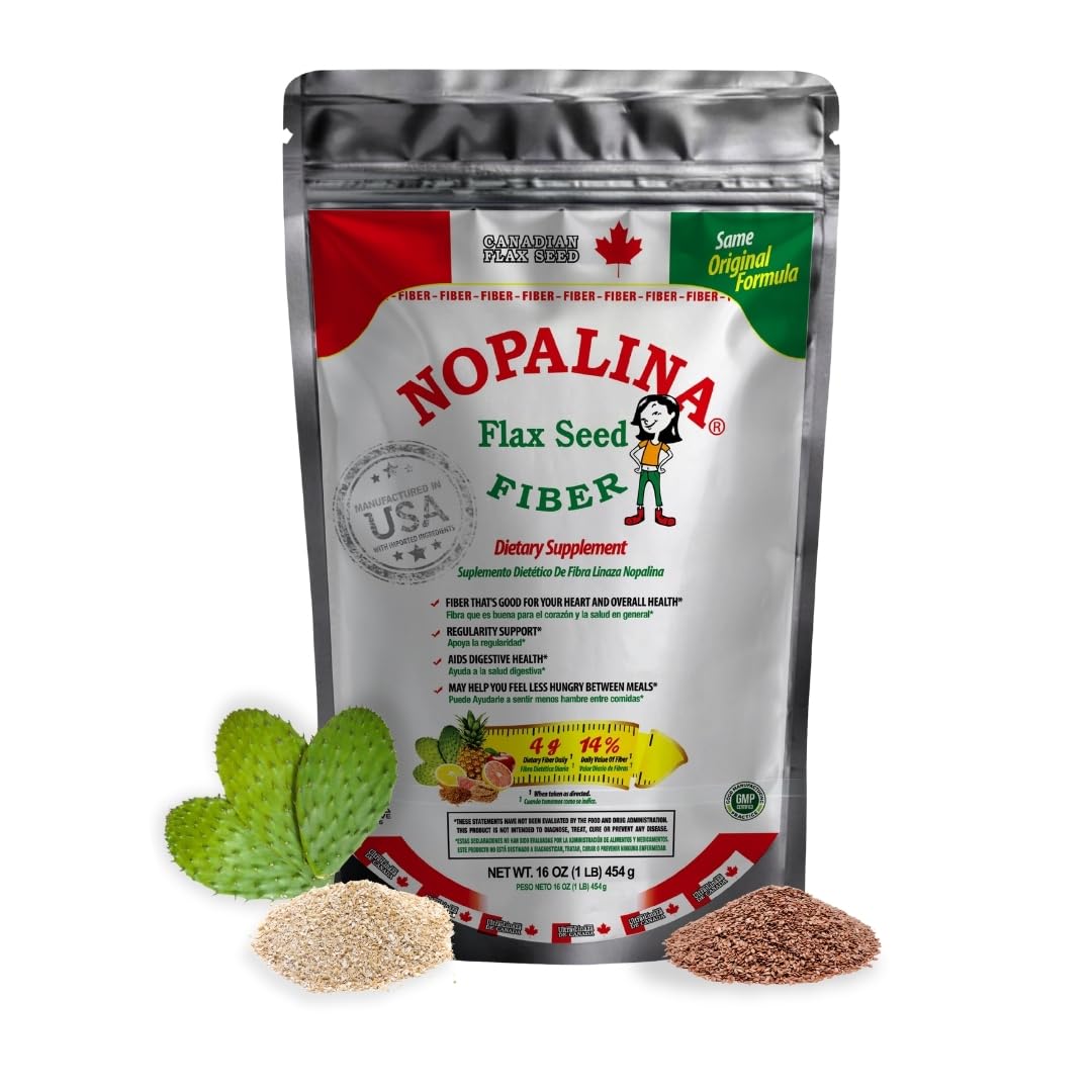 Nopalina Fiber Formula bottle for easy daily fiber support