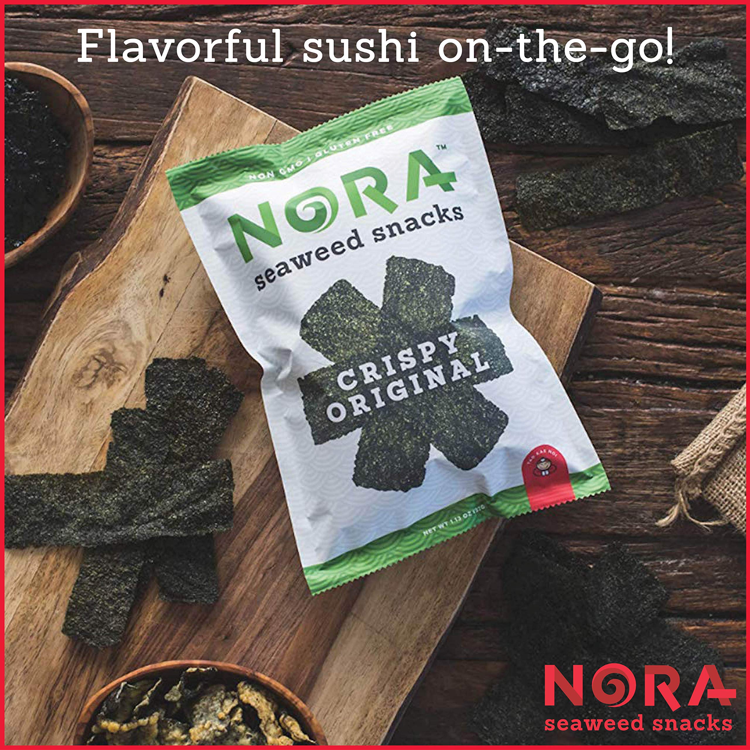 NORA rice bran oil image communicates heart-healthy oil with zero trans-fat.